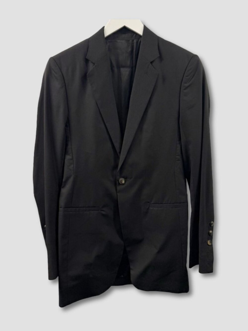 RICK OWENS S/S 2014 VICIOUS Black Slim Jacket